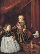 Diego Velazquez Le Prince Baltasar Carlos avec son nain (df02) china oil painting artist